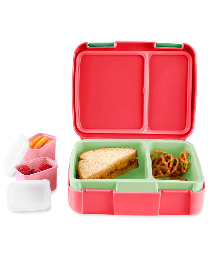 Eazy Kids Square Bento Lunch Box - Tiger Yellow - 3C