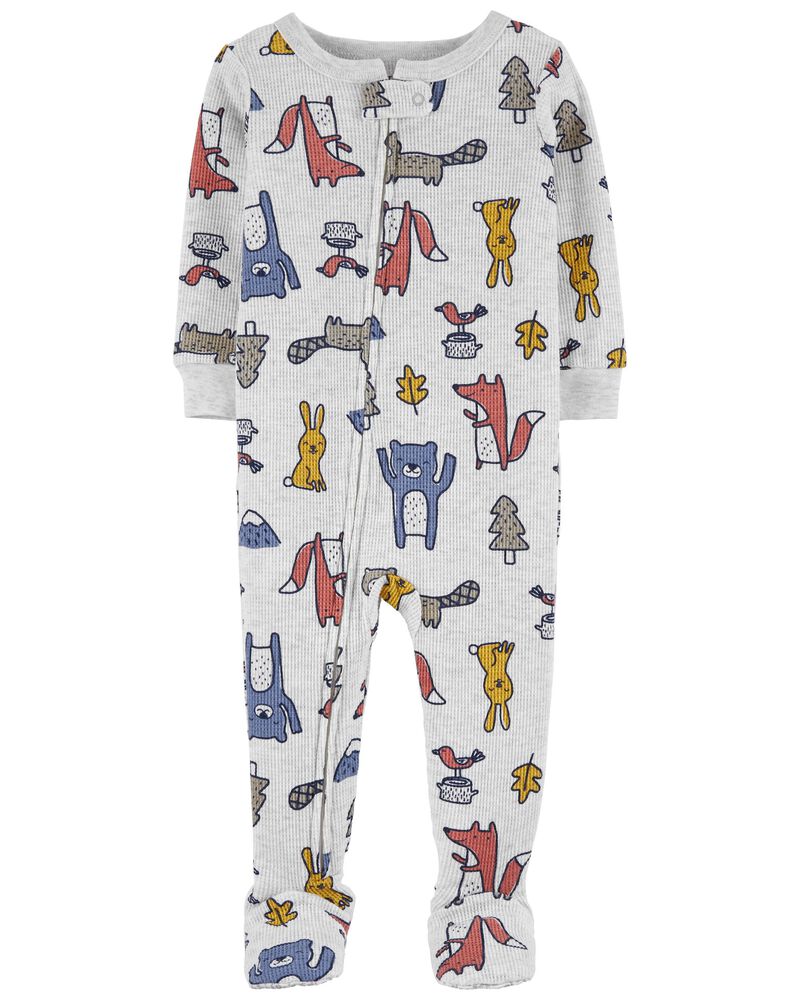 baby animals in pajamas
