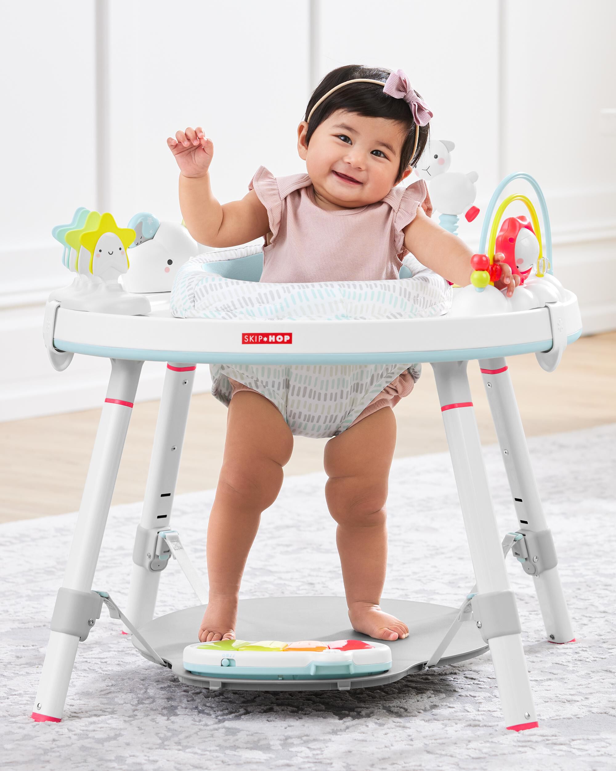 Multi Silver Lining Cloud Baby's View 3-Stage Activity Center 