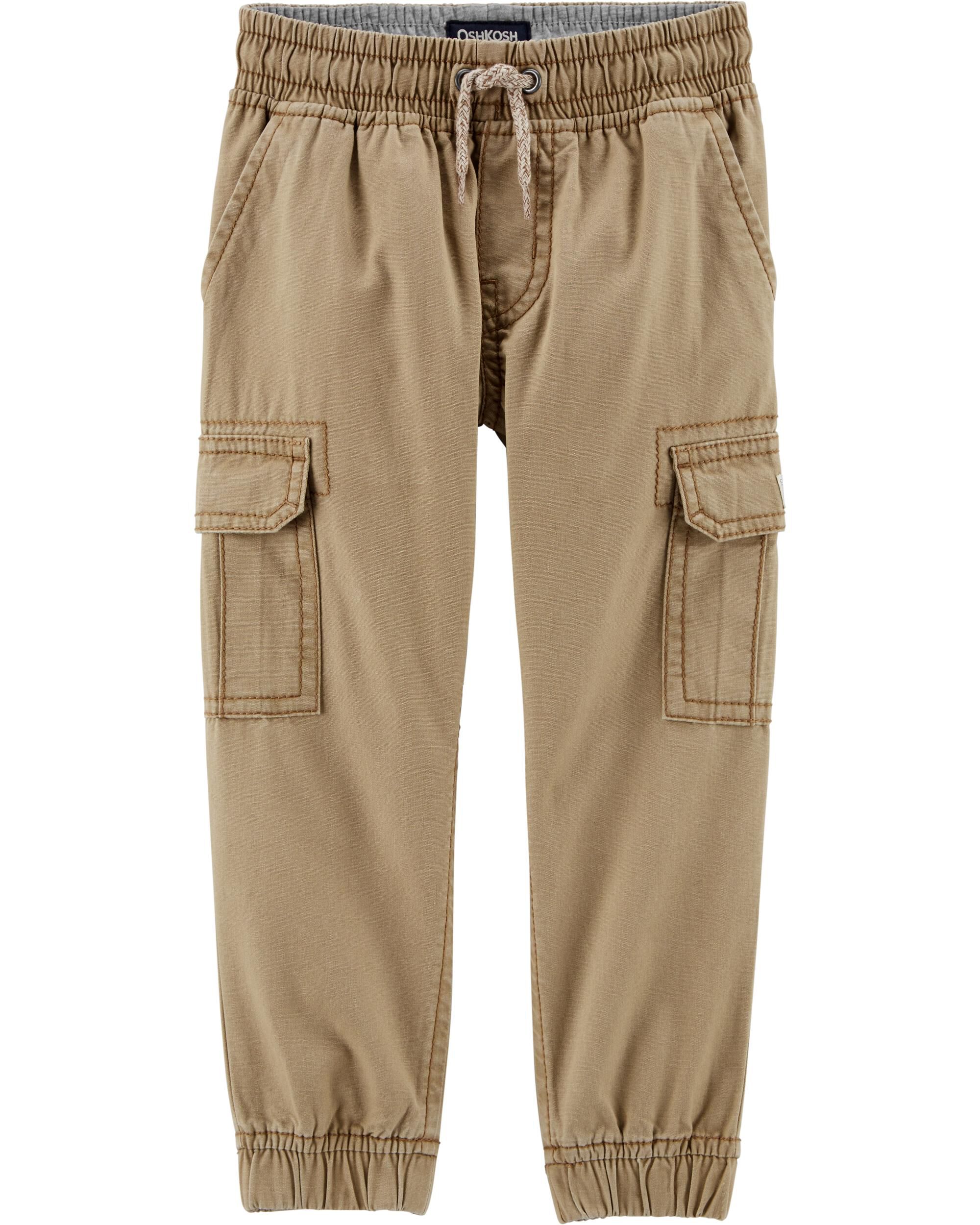 baby khaki joggers