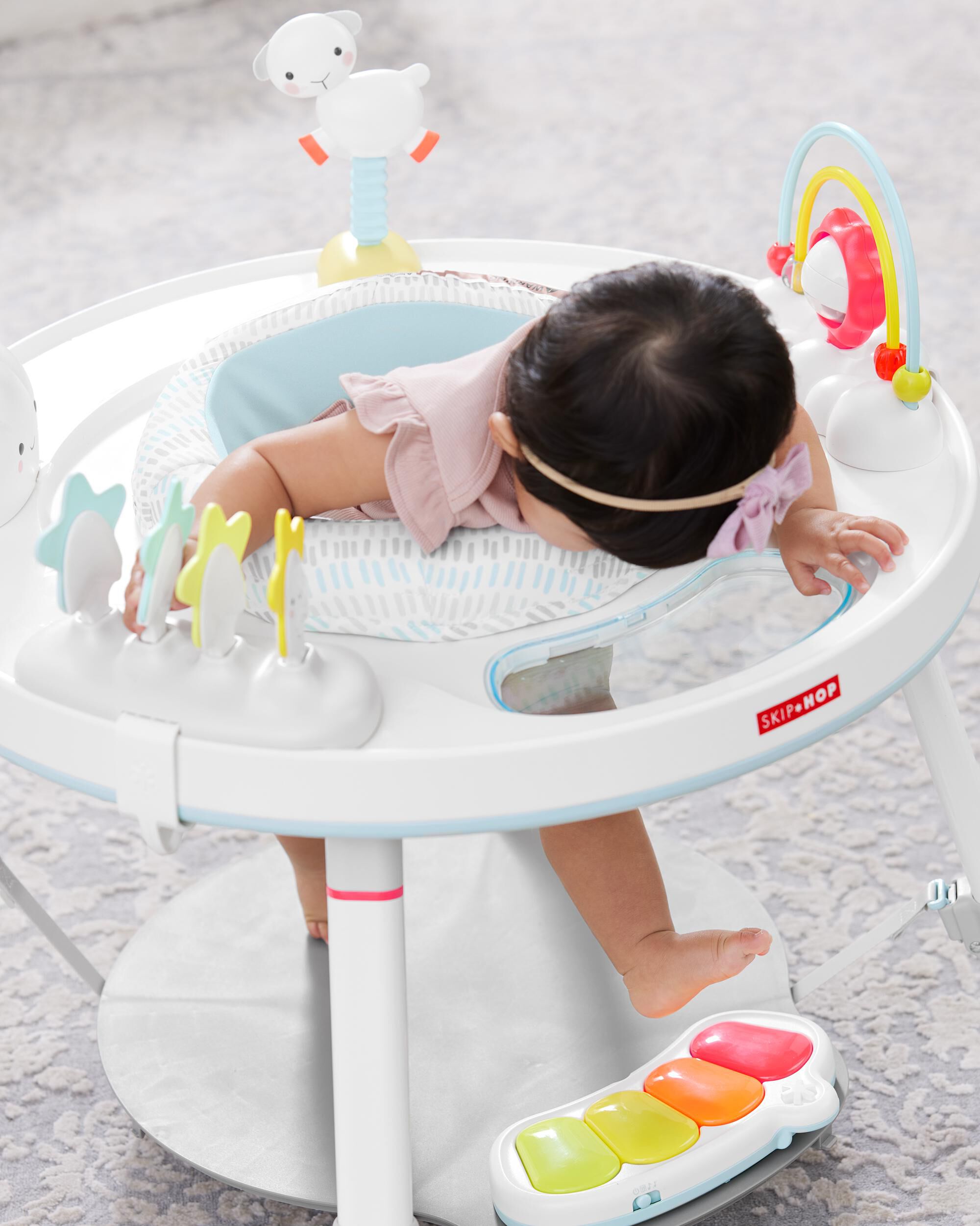 silver lining cloud baby's view activity center