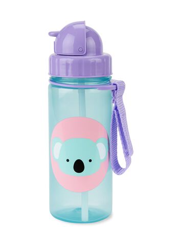 Fsqjgq Water Bottles Cups 400Ml Cup Water Bottle for Baby Leak Proof Cup  with Handle Sippy Cup for Toddlers Cartoon Portable Baby Leak Proof Straw