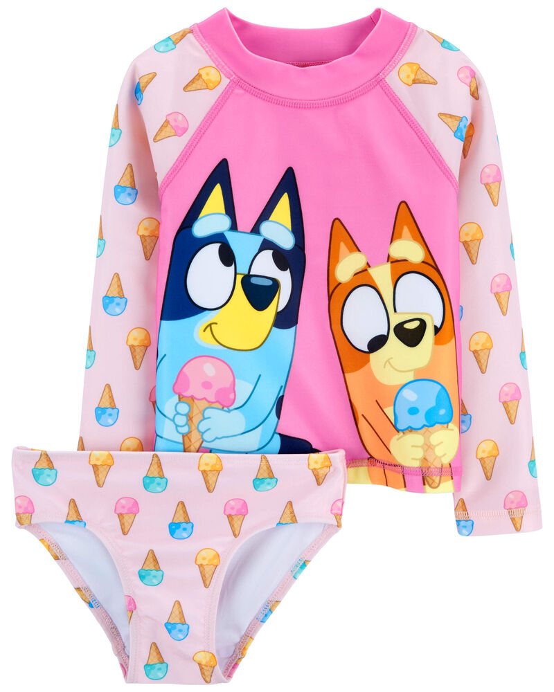 Bluey Girls Swimming Costume | Bingo Swimsuit | Blue | Kids Swimwear |  Official Merchandise