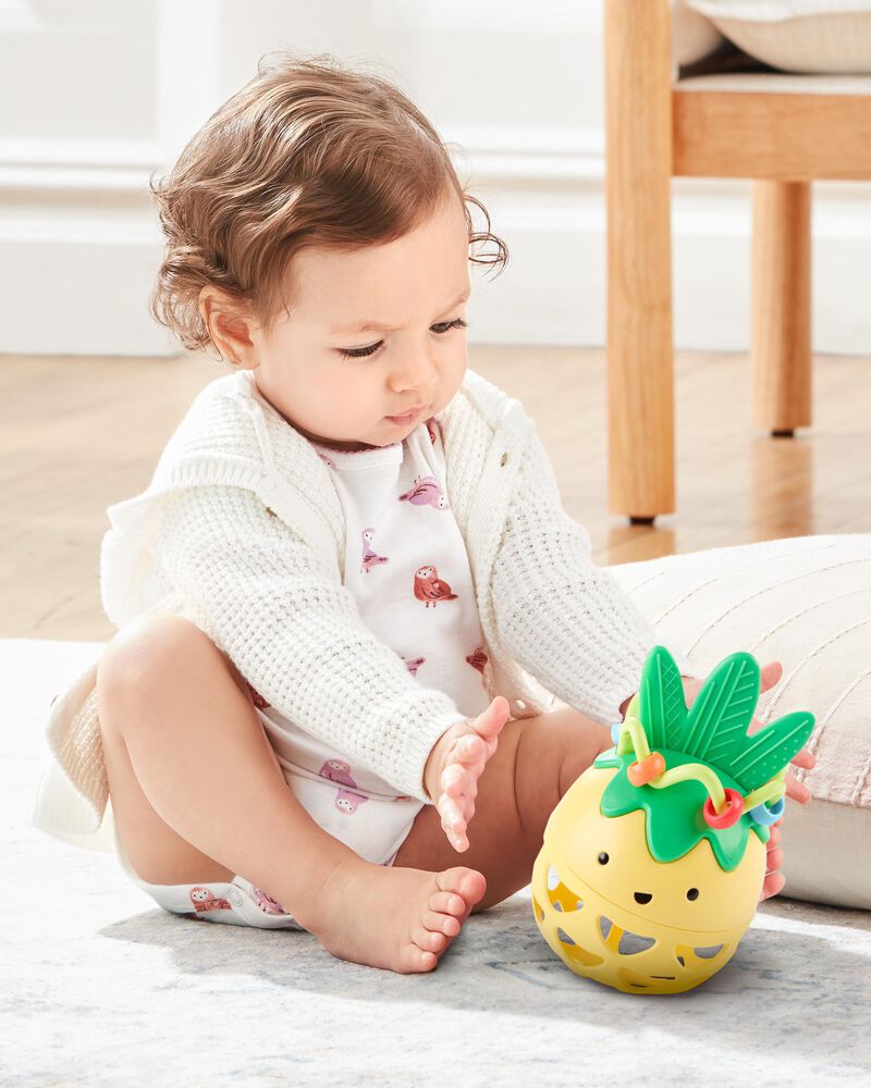 Pineapple Farmstand Roll-Around Pineapple Rattle Baby Toy