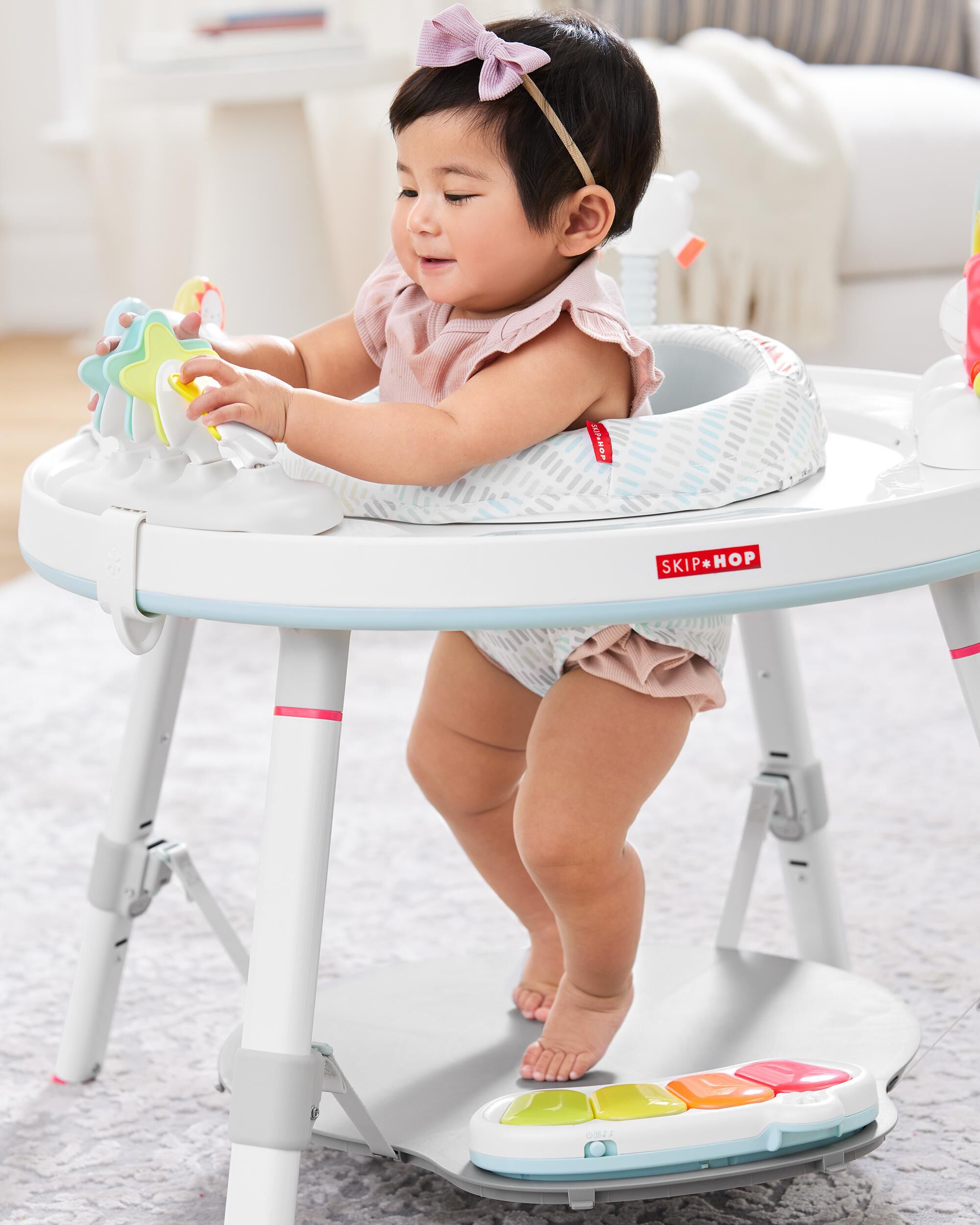 Multi Silver Lining Cloud Baby's View 3-Stage Activity Center