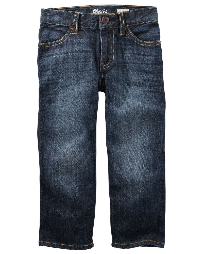 Blue Classic Jeans In Rail Tie True Blue Wash