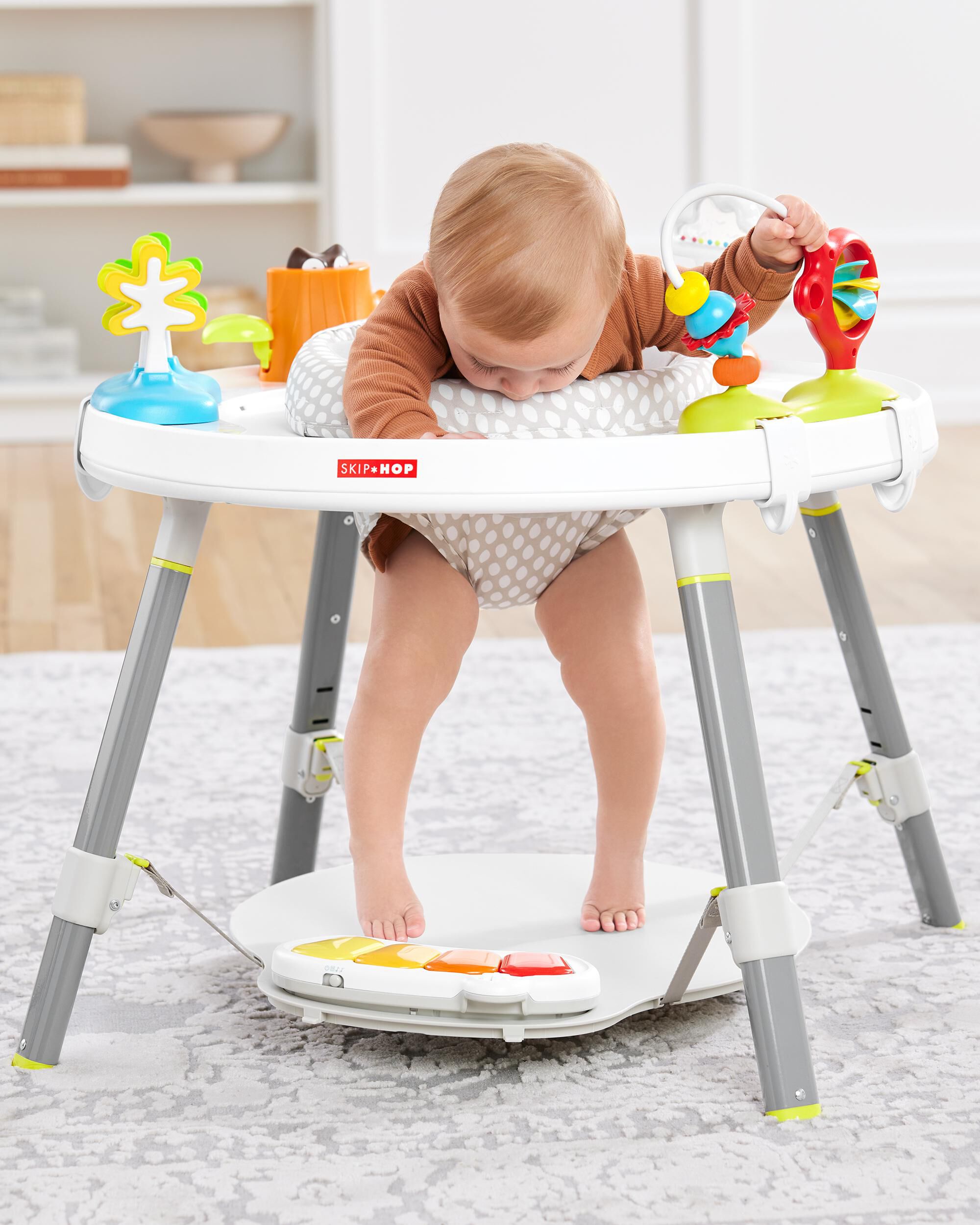 Multi Explore & More Baby's View 3-Stage Activity Center | skiphop.com