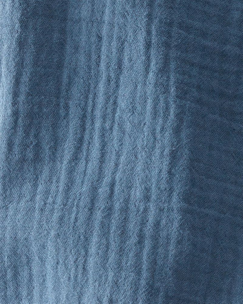 Organic Cotton Fleece Fabric - 9.5 Ounce - Baby Blue - 5 Yards