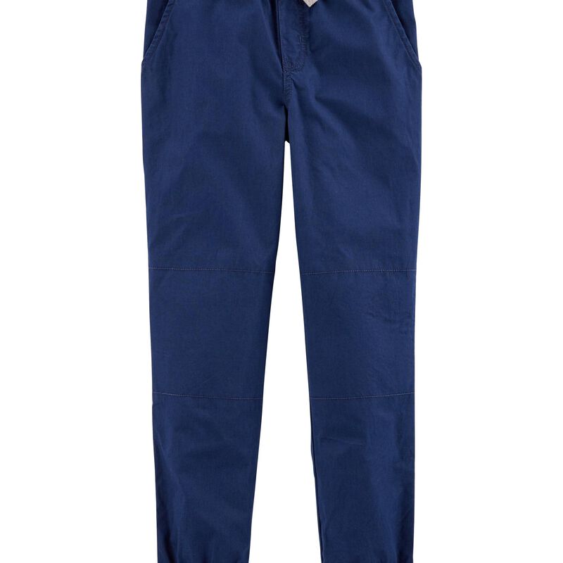 Old Navy Functional-Drawstring Canvas Jogger Pants for Toddler Boys - - Size 5T