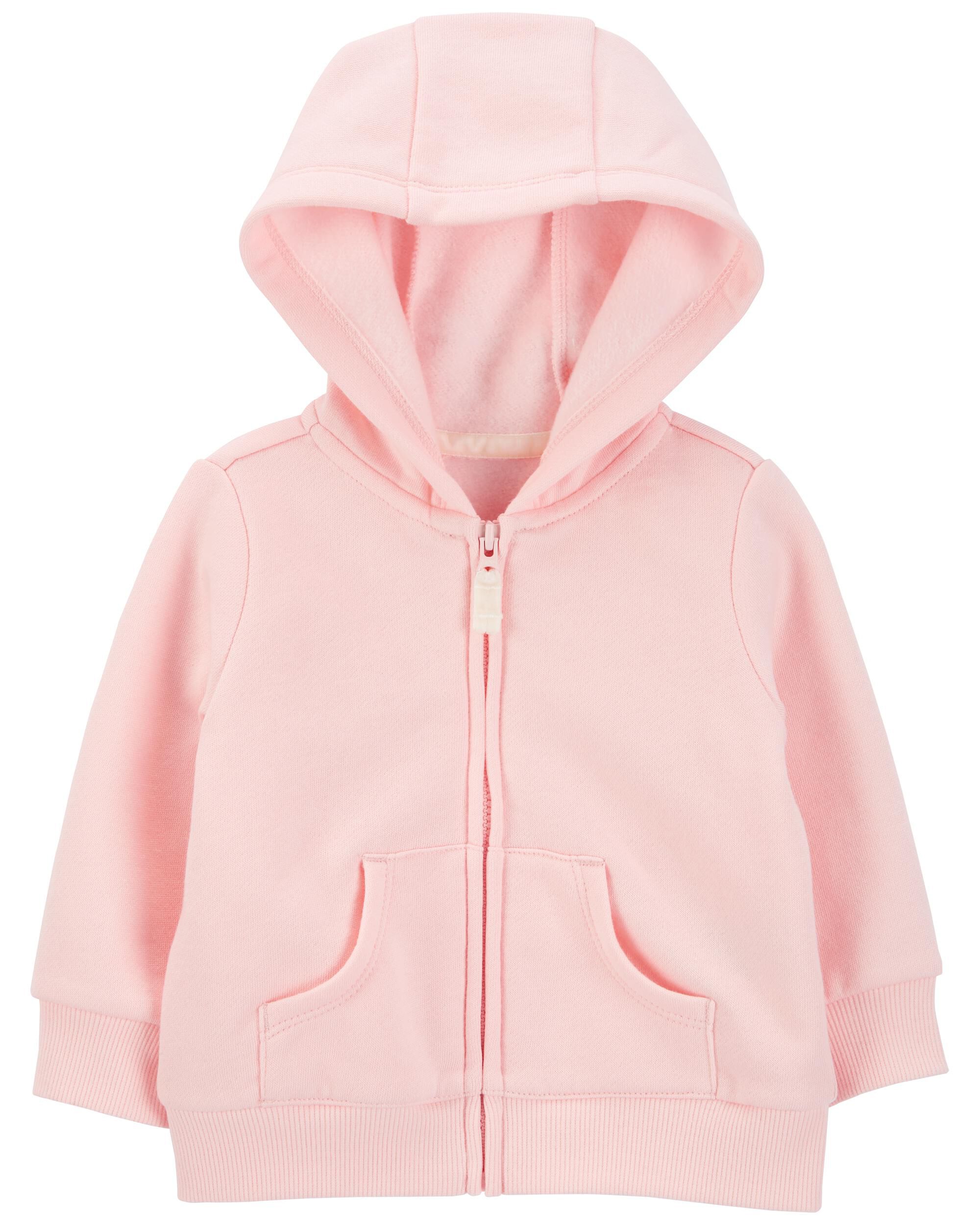 Baby pink 2025 zip hoodie