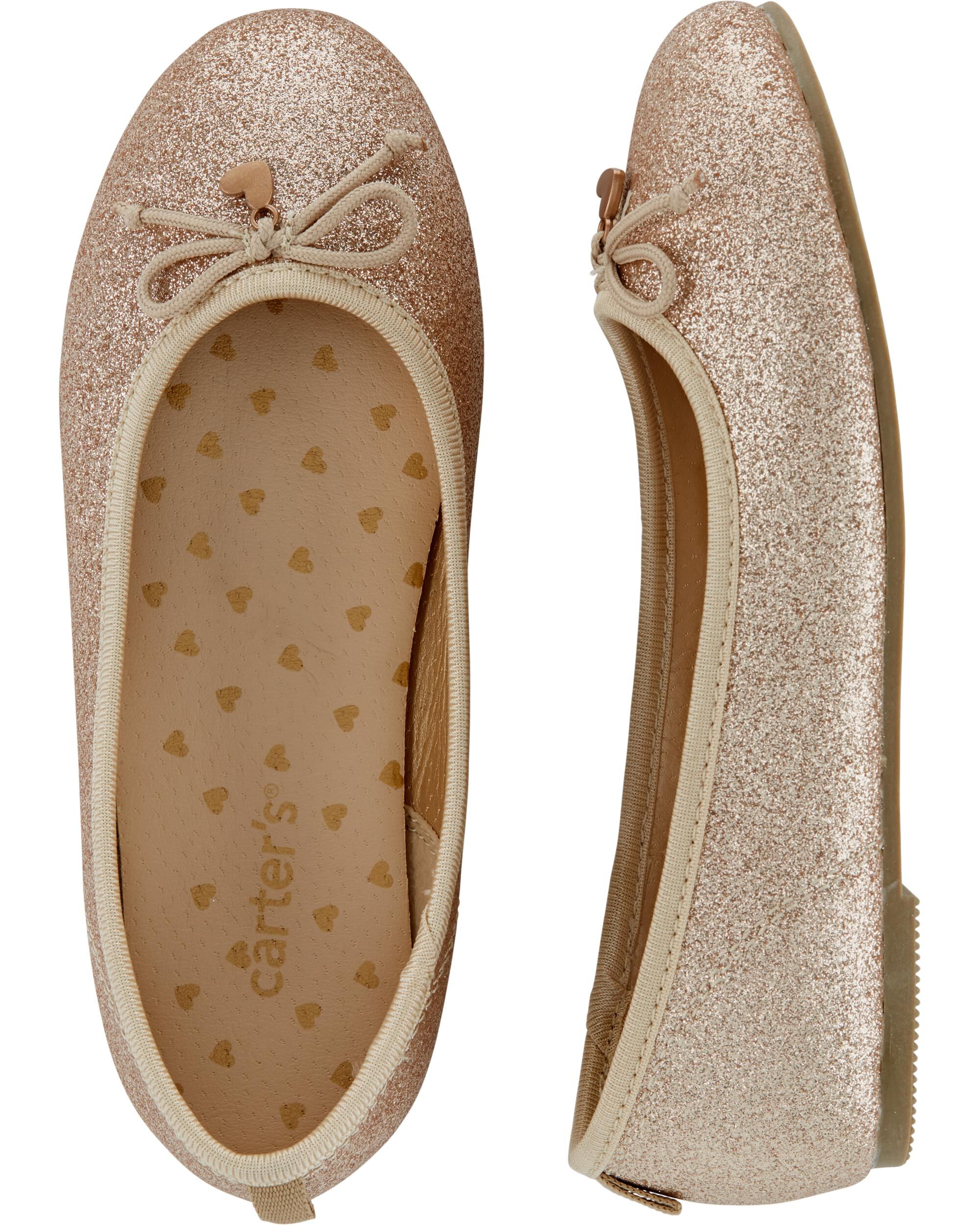glitter ballet slippers