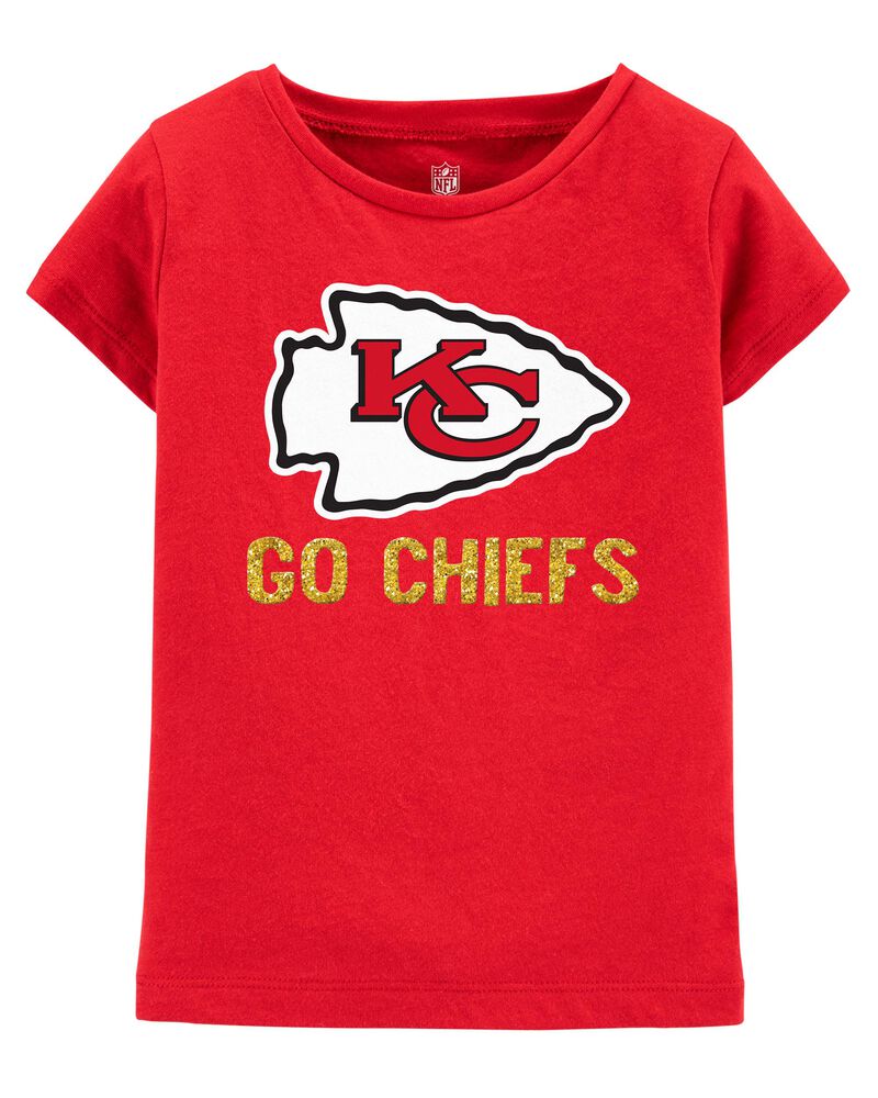 Chiefs Toddler Glitter NFL Kansas City Chiefs Tee |