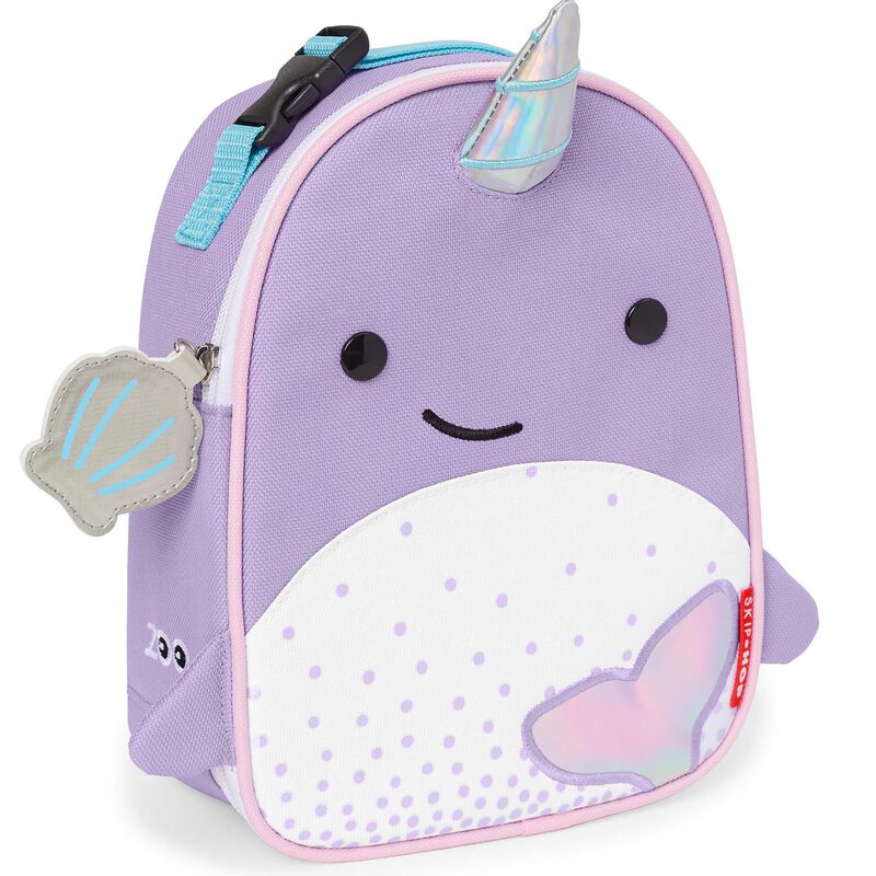 Skip Hop Zoo Lunchie Insulated Lunch Bag, Narwhal