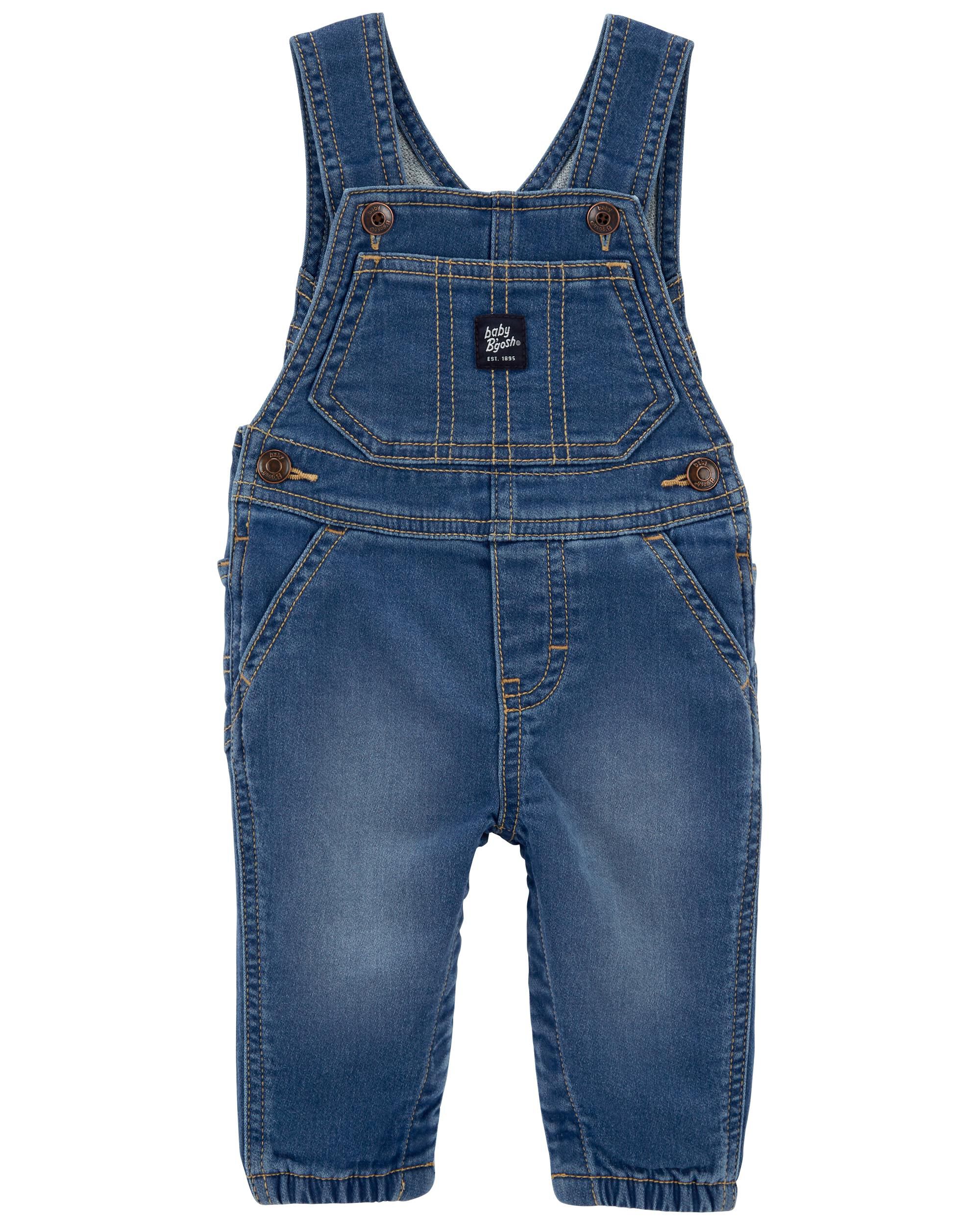 Denim dungarees - Denim blue/Mickey Mouse - Kids | H&M IN
